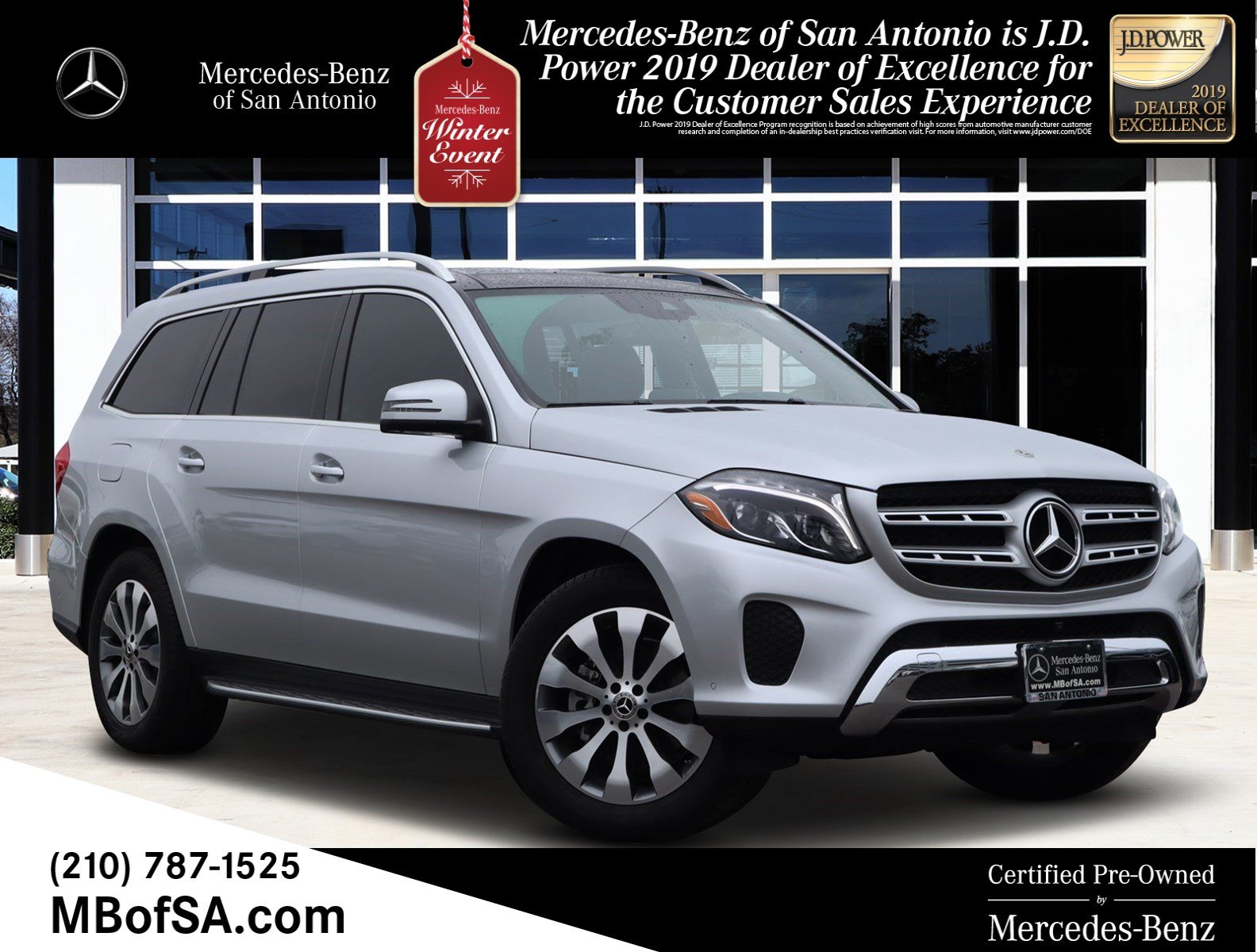 Certified Pre Owned 2019 Mercedes Benz Gls 450 Awd 4matic