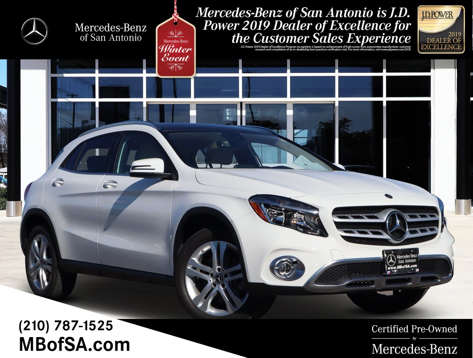 Certified Pre Owned 2019 Mercedes Benz Gla 250