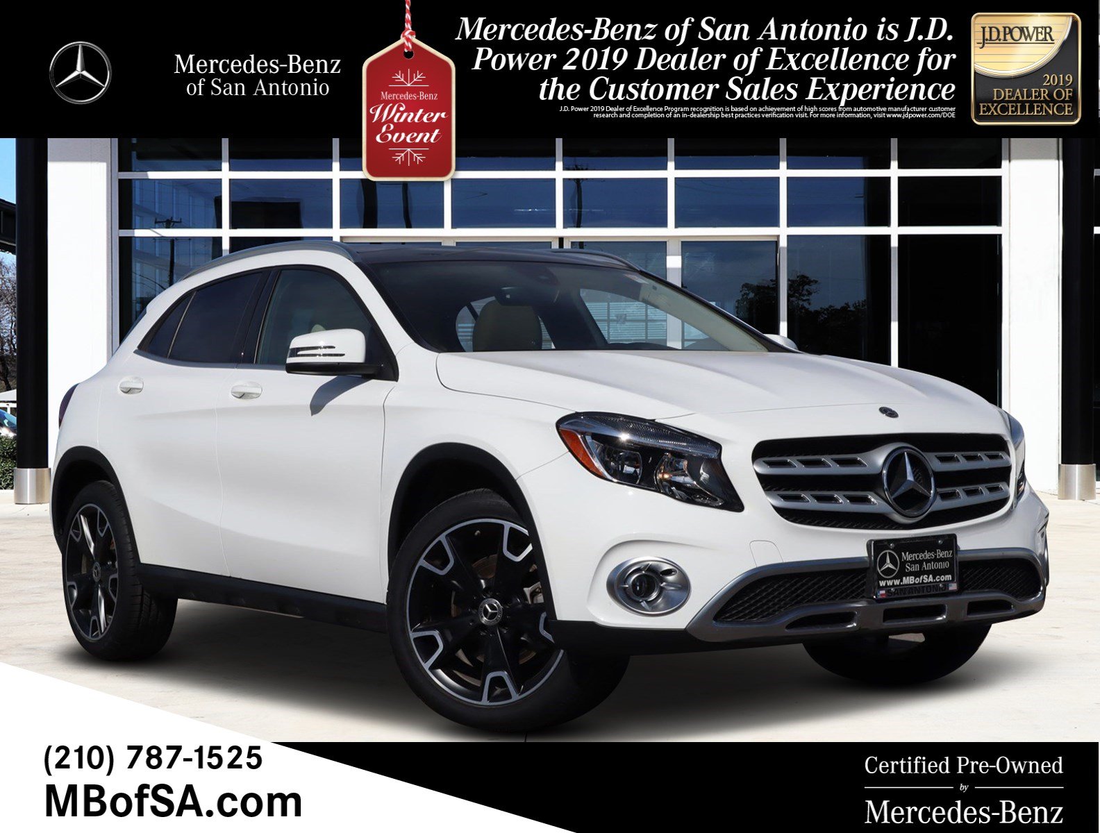 Certified Pre Owned 2019 Mercedes Benz Gla 250